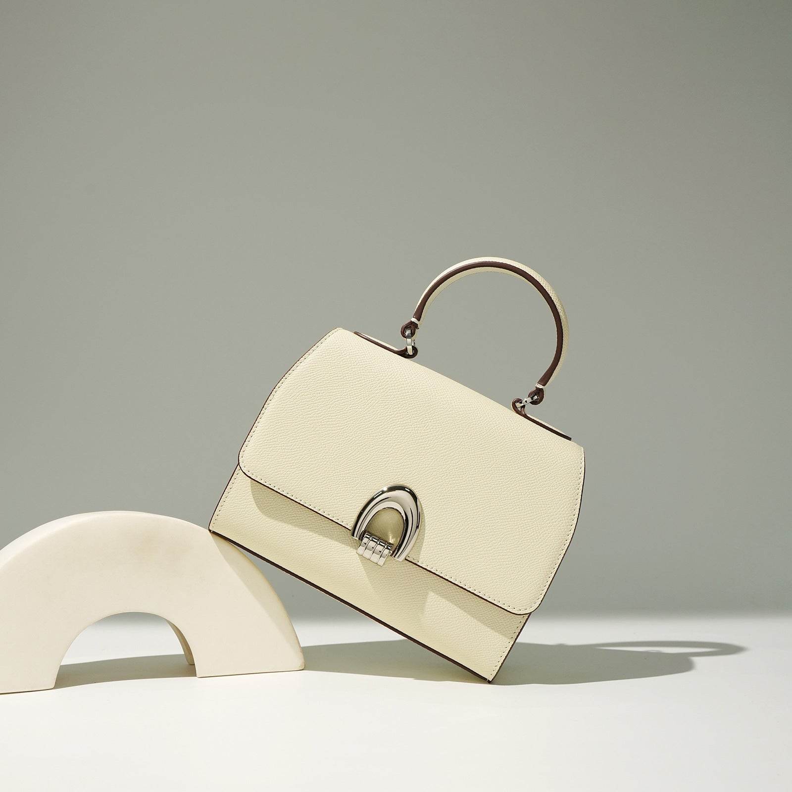 Buycenter Women's Casual Cowhide Handbag - Soft Shell Shape with Pocket - Buy Center