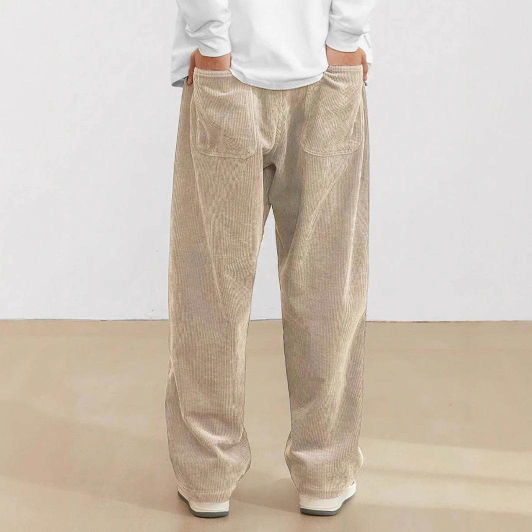 European Size Casual Corduroy Pants for Men - Available in 4 Colors - Buy Center