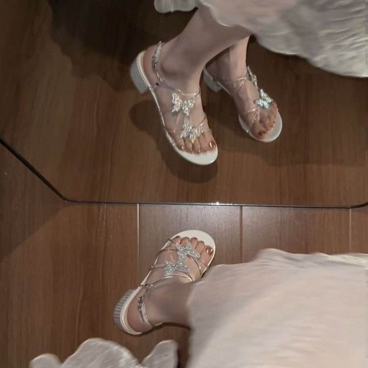 Buycenter Rhinestone Sandals for Women - Stylish & Elegant Design - Buy Center