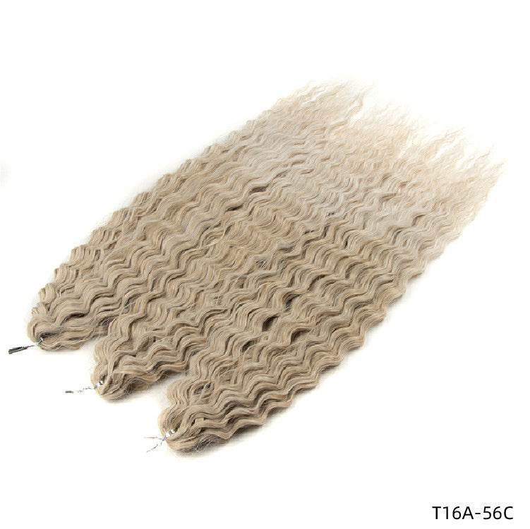 Chemical Fiber Water Ripple Crochet Curls - Stylish Synthetic Hair Extensions - Buy Center
