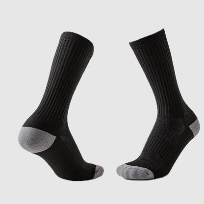 Solid Color Non-Slip Football Socks - Shock-Absorbing, Wear-Resistant Design - Buy Center
