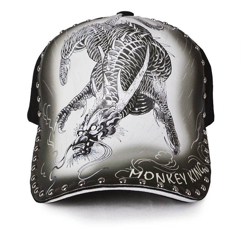 Buycenter Personalized Dragon Print Cap - Stylish Sun Protection - Buy Center
