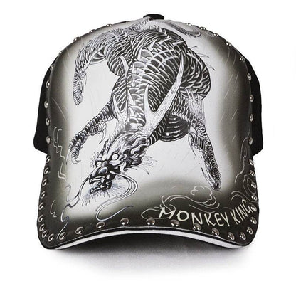 Buycenter Personalized Dragon Print Cap - Stylish Sun Protection - Buy Center