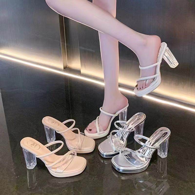 Open Toe Chunky Heel Platform Sandals - Stylish Women’s High Heels 2025 - Buy Center
