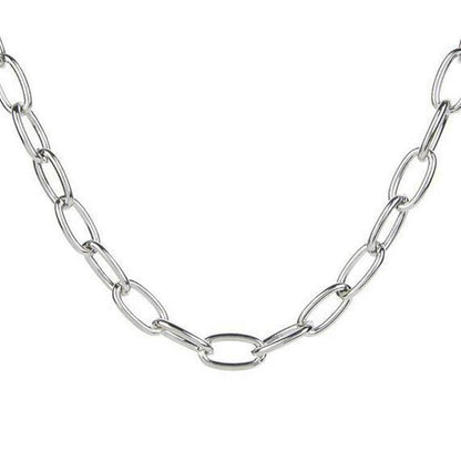 Simple Thick Chain Necklace for Women - Retro Adjustable Style & Earrings - Buy Center