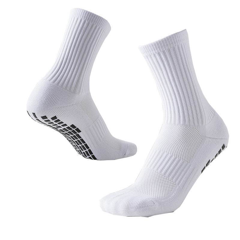 Solid Color Non-Slip Football Socks - Shock-Absorbing, Wear-Resistant Design - Buy Center