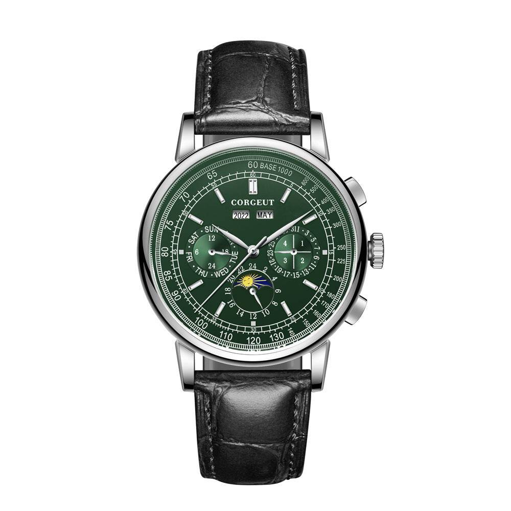 Men's Automatic Mechanical Watch - Waterproof Calendar & Stylish Design - Buy Center