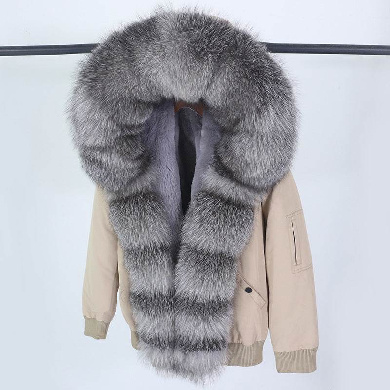 Buycenter Women's Detachable Fur Collar Coat - Stylish and Casual Design - Buy Center