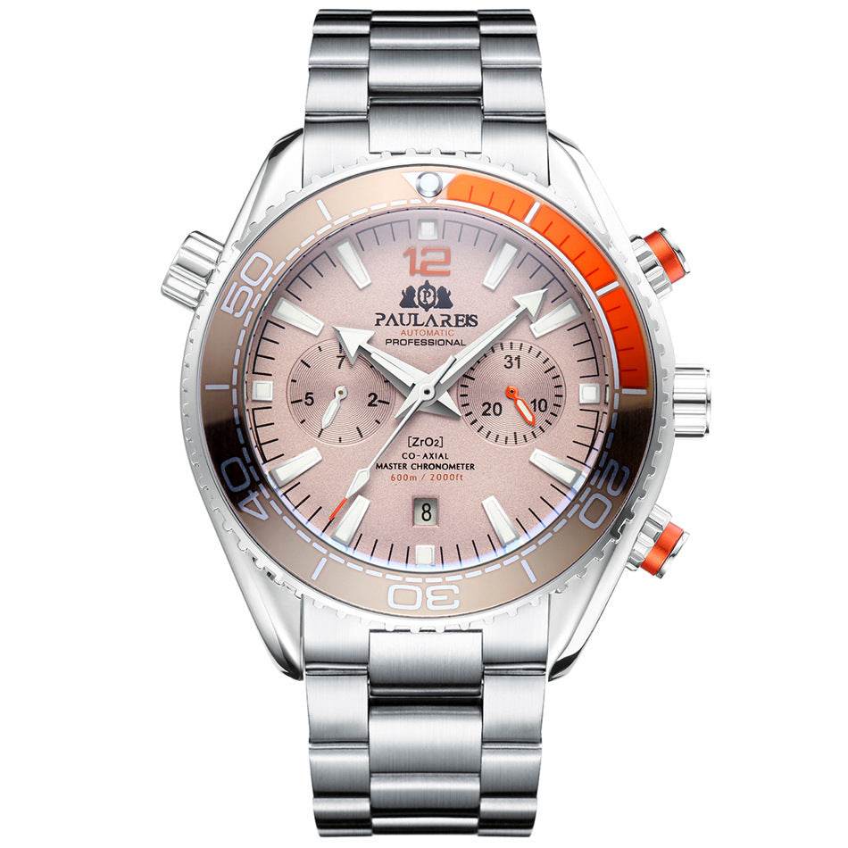 Multifunctional Men's Mechanical Watch - Luminous, Waterproof, Steel Band - Buy Center