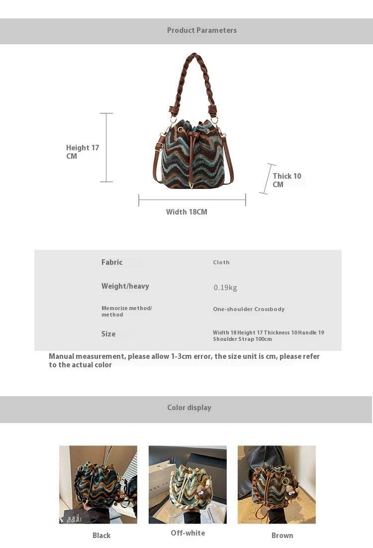 Buycenter High-Grade Shoulder Bag - Stylish, All-Matching Bucket Design - Buy Center