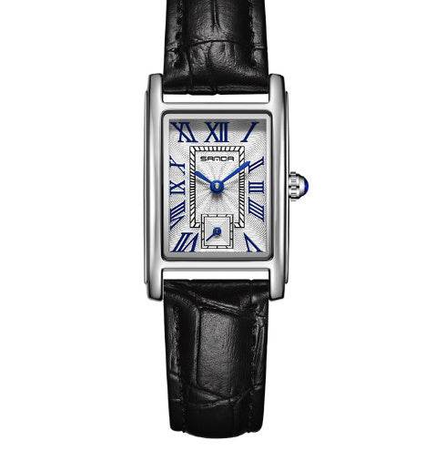 Roman Dial Waterproof Quartz Women's Leather Watch - Stylish Elegance 2025 - Buy Center