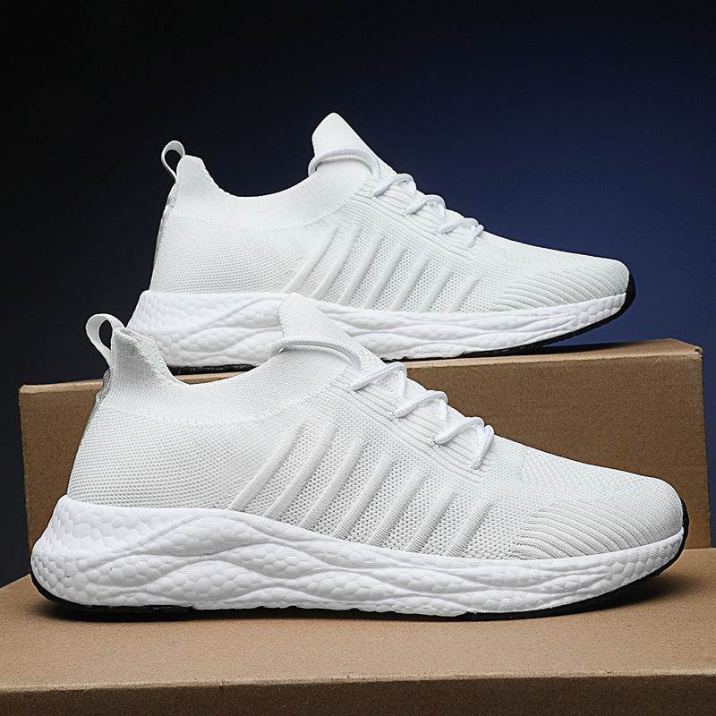 Men's Flying Woven Sneakers - Breathable Mesh Casual Shoes for 2025 - Buy Center