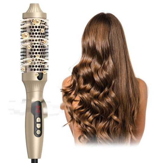 Three-in-One Hair Curler & Straightener - Versatile Hot Air Comb for All Hair Types - Buy Center