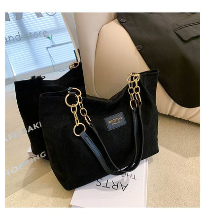 Buycenter Women's Retro Shoulder Bag - Commuter Style, Soft PU Material - Buy Center