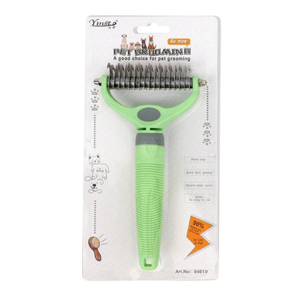 Eco-Friendly Green Pet Comb - Easy Cat Hair Removal & Grooming Tool - Buy Center