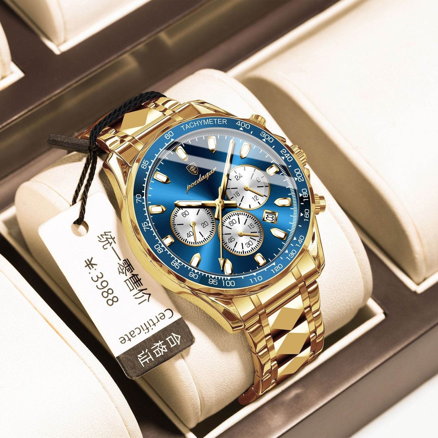 Stylish Waterproof Luminous Men's Quartz Watch - Modern Design 2025 - Buy Center