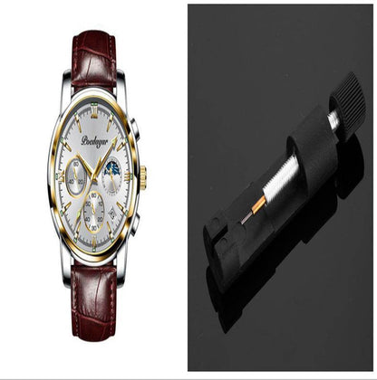 Multifunctional Men's Waterproof Watch - Luminous Quartz Style from Buycenter - Buy Center