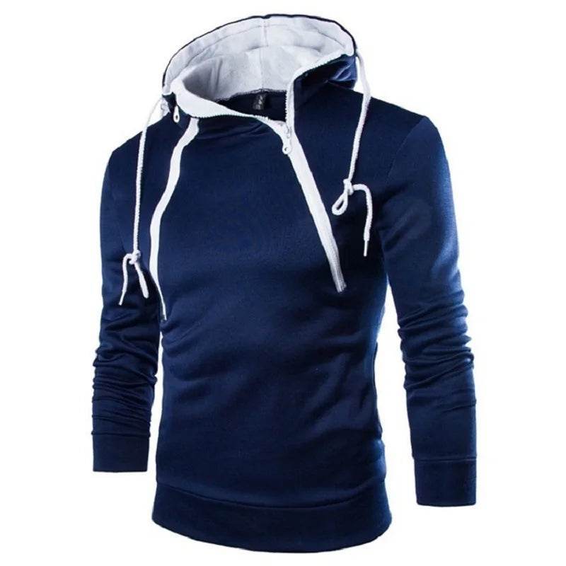 LETSNAGOU Men's Hooded Sweatshirt - Zipper Pullover for Casual Wear - Buy Center