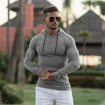 New Fashion Winter Hooded Sweater Men Warm Turtleneck Mens Sweaters Slim Fit Pullover Men Classic Sweter Men Knitwear Pull Homme - Buy Center