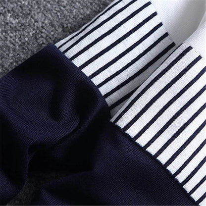 New Autumn Pullovers Men Fashion Stripe Causal Knitted Sweaters Pullovers Mens Slim Fit O Neck Knitwear Mens Brand Clothing 2023 - Buy Center