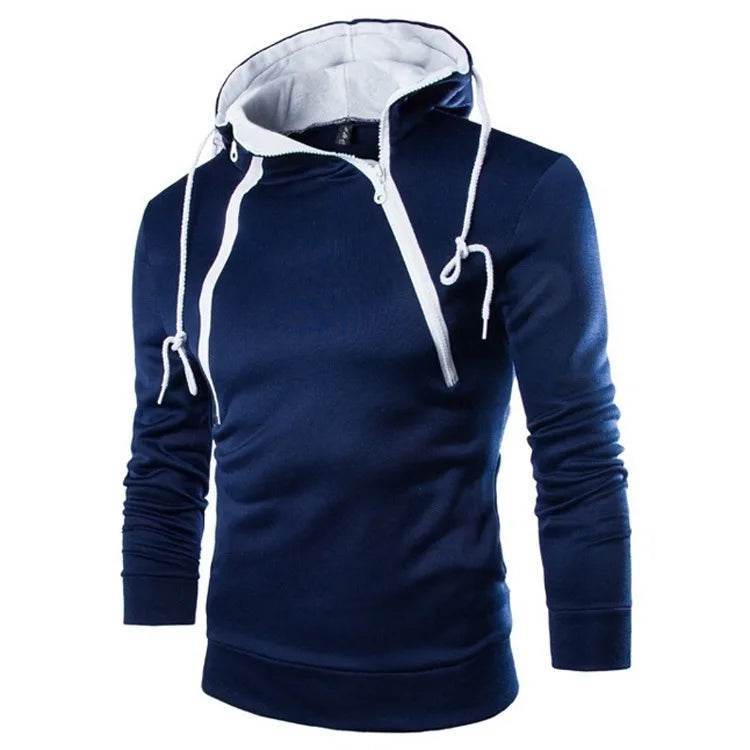 LETSNAGOU Men's Hooded Sweatshirt - Zipper Pullover for Casual Wear - Buy Center