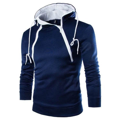 LETSNAGOU Men's Hooded Sweatshirt - Zipper Pullover for Casual Wear - Buy Center