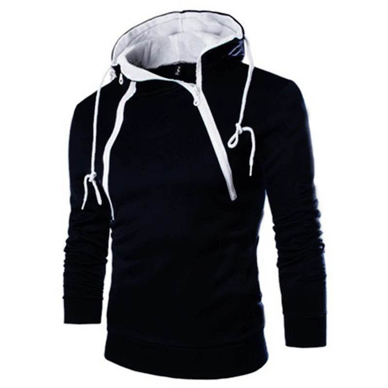 LETSNAGOU Men's Hooded Sweatshirt - Zipper Pullover for Casual Wear - Buy Center