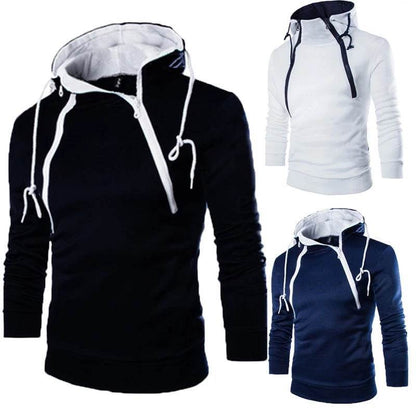LETSNAGOU Men's Hooded Sweatshirt - Zipper Pullover for Casual Wear - Buy Center