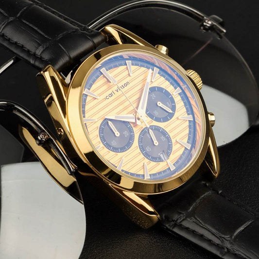 Buycenter Men's Waterproof Luminous Quartz Watch - Casual Alloy Design - Buy Center