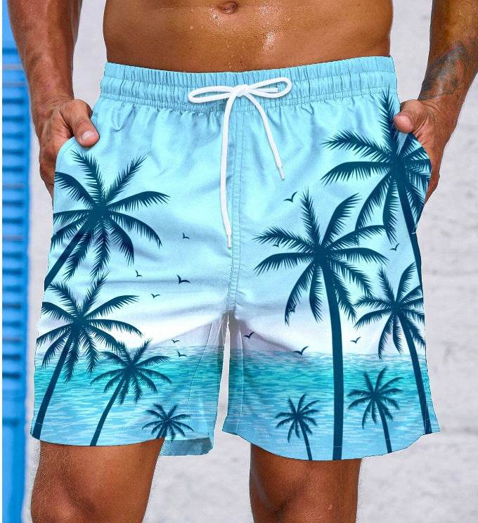 Buycenter Men's 3D Printed Camouflage Beach Shorts - Fashionable & Comfortable - Buy Center