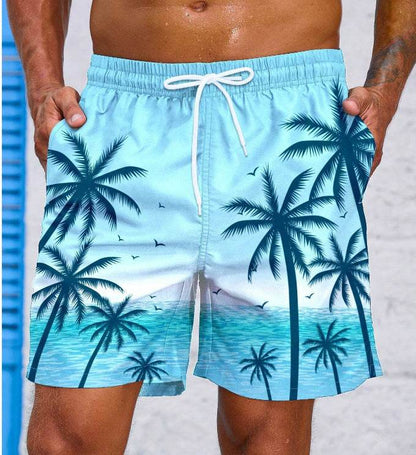 Buycenter Men's 3D Printed Camouflage Beach Shorts - Fashionable & Comfortable - Buy Center