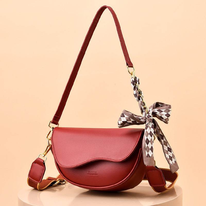 Light Luxury Women's Crossbody Bag - Stylish Saddle Bag for Everyday Use - Buy Center