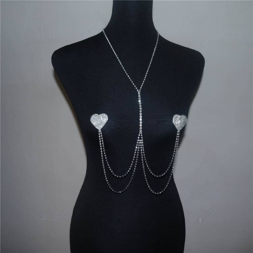 BuyCenter Heart-Shaped Body Chain - Simple Fashion Jewelry for Women - Buy Center