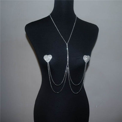 BuyCenter Heart-Shaped Body Chain - Simple Fashion Jewelry for Women - Buy Center