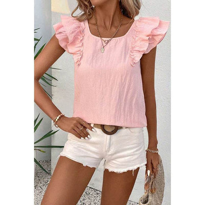 Buycenter Women's Short-Sleeved T-Shirt with Bow - Casual Loose Fit - Buy Center