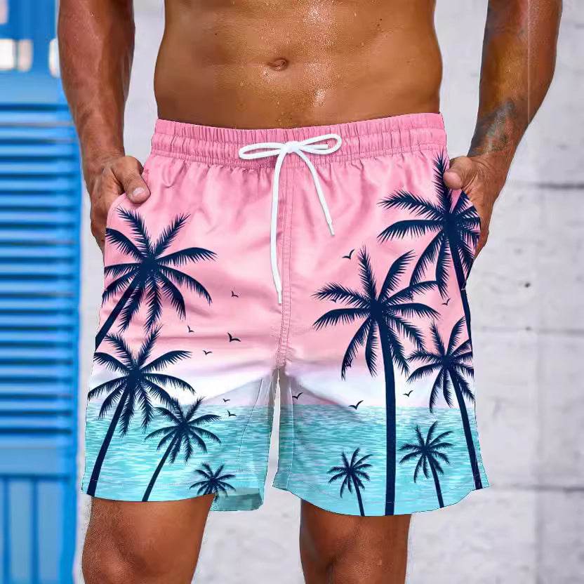 Buycenter Men's 3D Printed Camouflage Beach Shorts - Fashionable & Comfortable - Buy Center