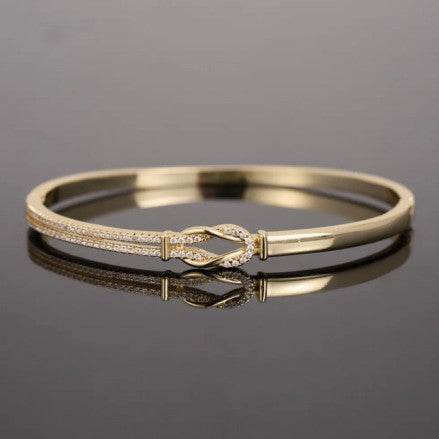 Buy Center Infinite Symbol Bracelet - Stylish Zircon Knotted Design - Buy Center