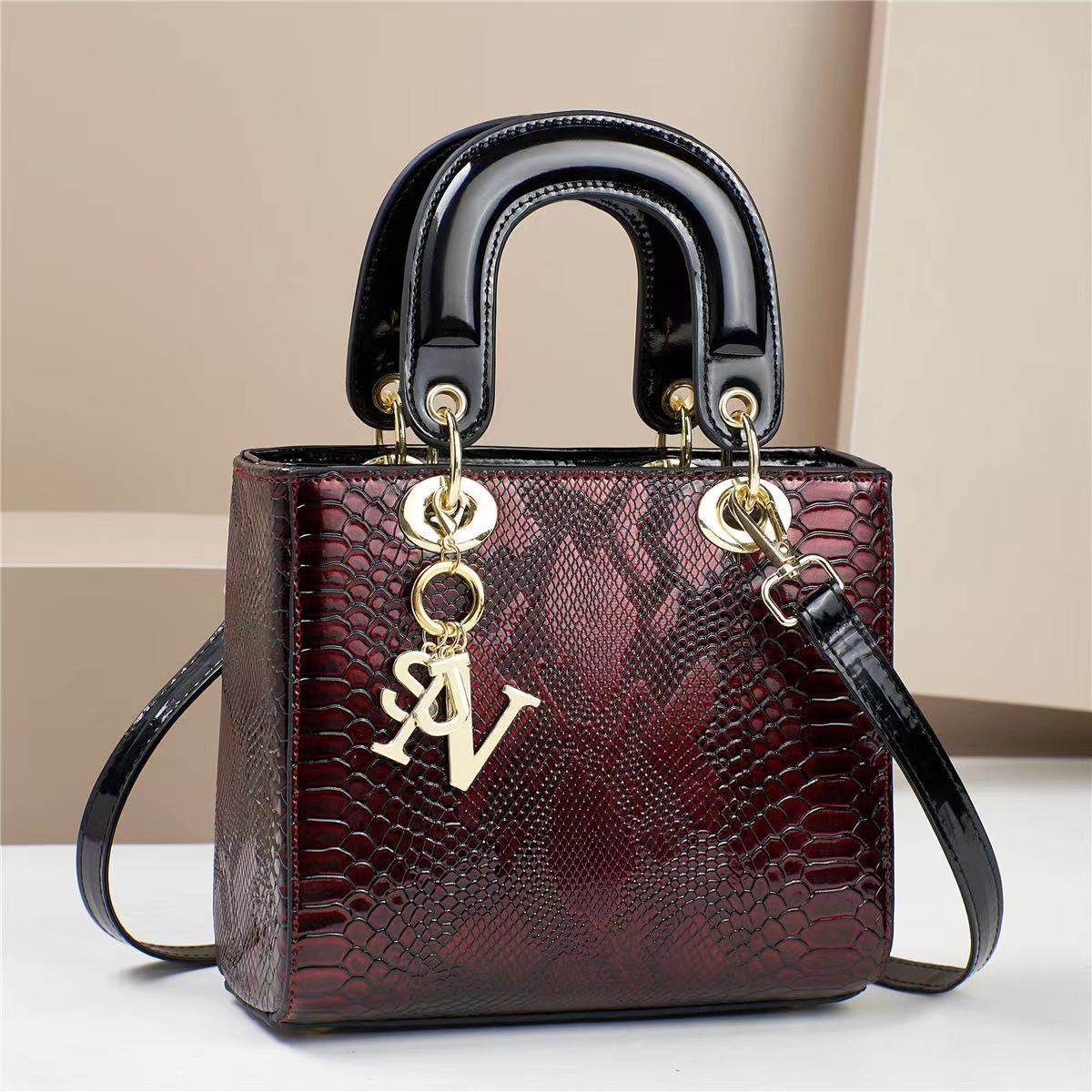 Buycenter Women's Shoulder Messenger Bag - Snakeskin & Nail Pattern Styles - Buy Center