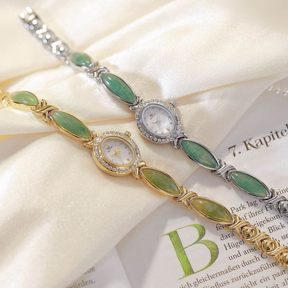 Center Hetian Jade Chain Watch - Elegant Women's Bracelet for Timeless Style - Buy Center