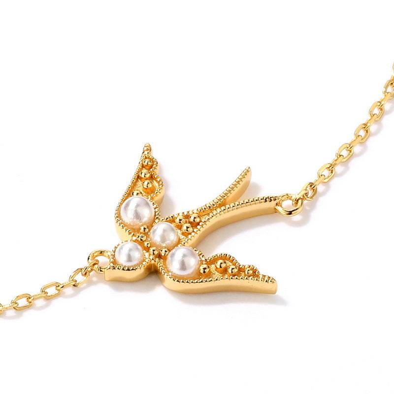 Buycenter Affordable Luxury Swallow Bracelet - 925 Silver, Stylish Gift - Buy Center