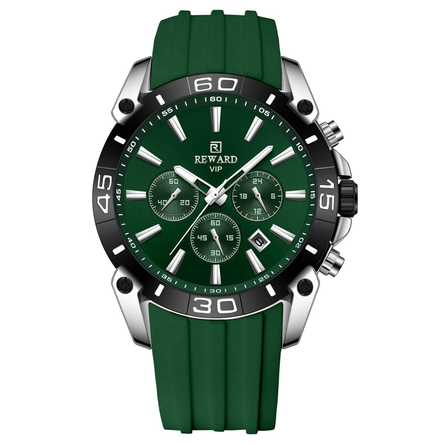 Buy Center Men's Quartz Chronograph Watch - Multifunction Three Eyes Design - Buy Center