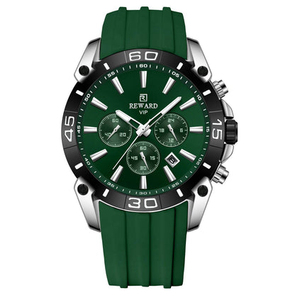 Buy Center Men's Quartz Chronograph Watch - Multifunction Three Eyes Design - Buy Center