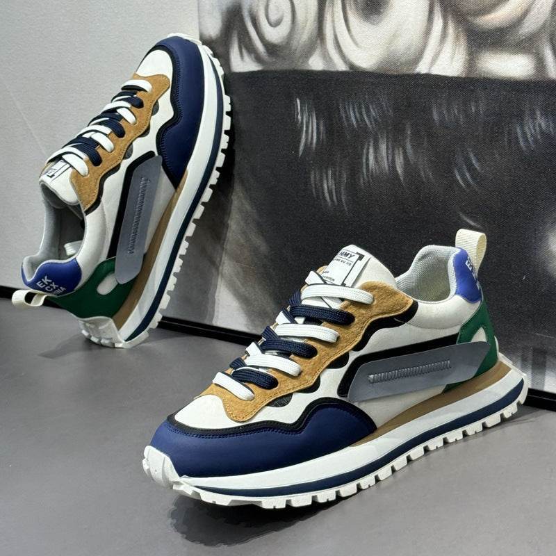Buycenter Casual Lightweight Sneakers - Trendy Color Matching for Men - Buy Center