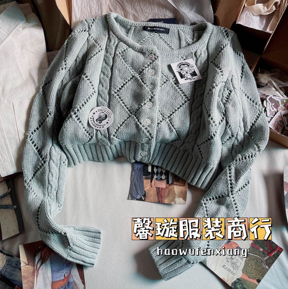 Retro High Waisted Sweater for Women - Slimming Long Sleeve Style - Buy Center