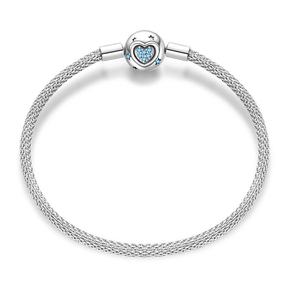 Cat's Paw Love Star Bracelet - Elegant Silver Plated Design for Women - Buy Center