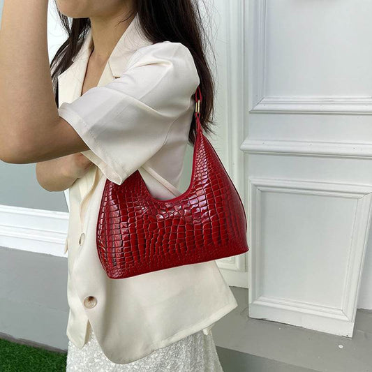 Fashion Stone Pattern Women's Shoulder Bag - Stylish PU Crossbody 2025 - Buy Center