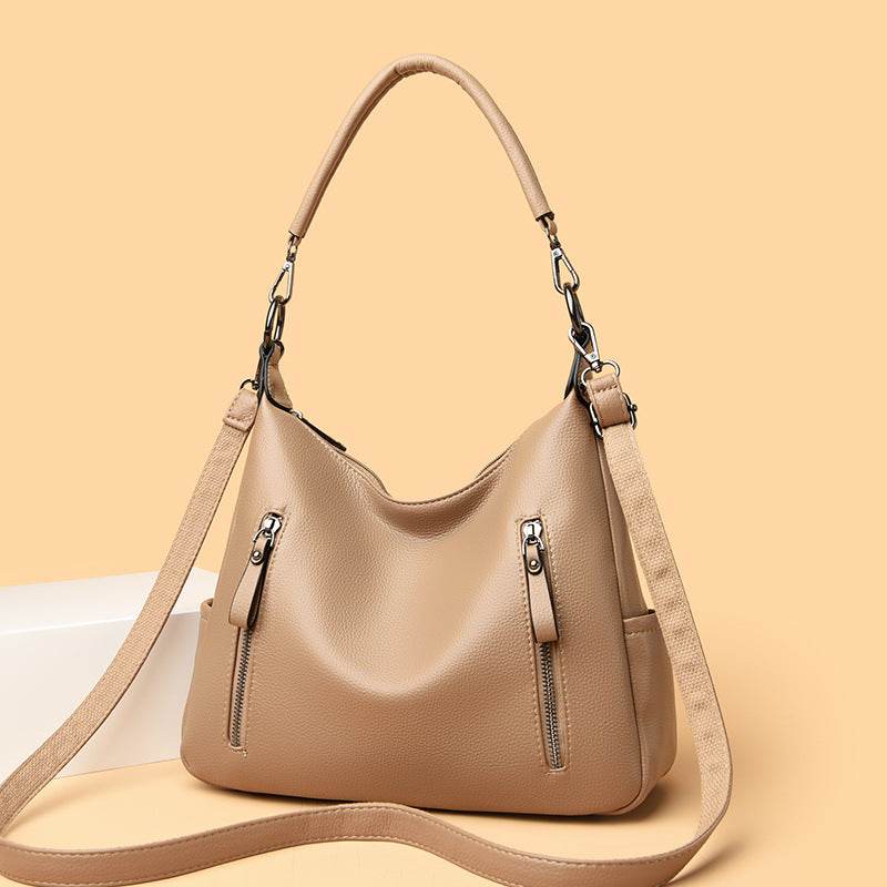 Fashion All-Match Messenger Bag - Trendy Dumpling Shape & Soft PU - Buy Center