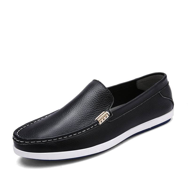 Men's Casual Leather Shoes - Soft Bottom, Breathable Summer Style 2025 - Buy Center