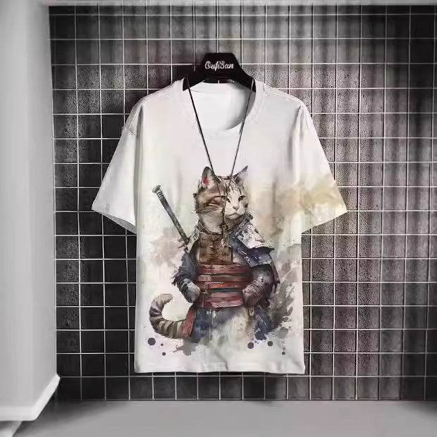 Buycenter Men's Casual Summer Japanese Short Sleeve - Printed Styles Available - Buy Center