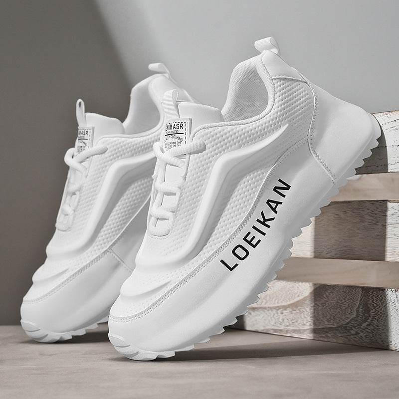 Buycenter Men's Casual Sports Shoes - Solid Color, Various Sizes Available - Buy Center